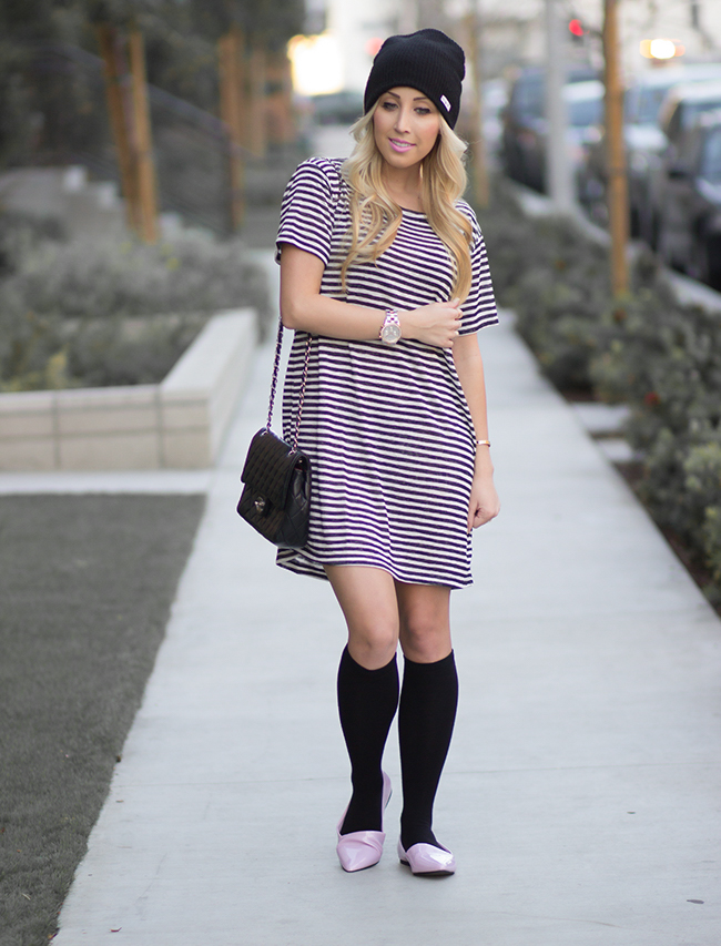 T-Shirt Dress & Shoes: Forever 21