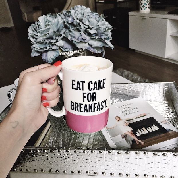 Eat Cake For Breakfast Mug by Kate Spade | Styledbyblondie.com