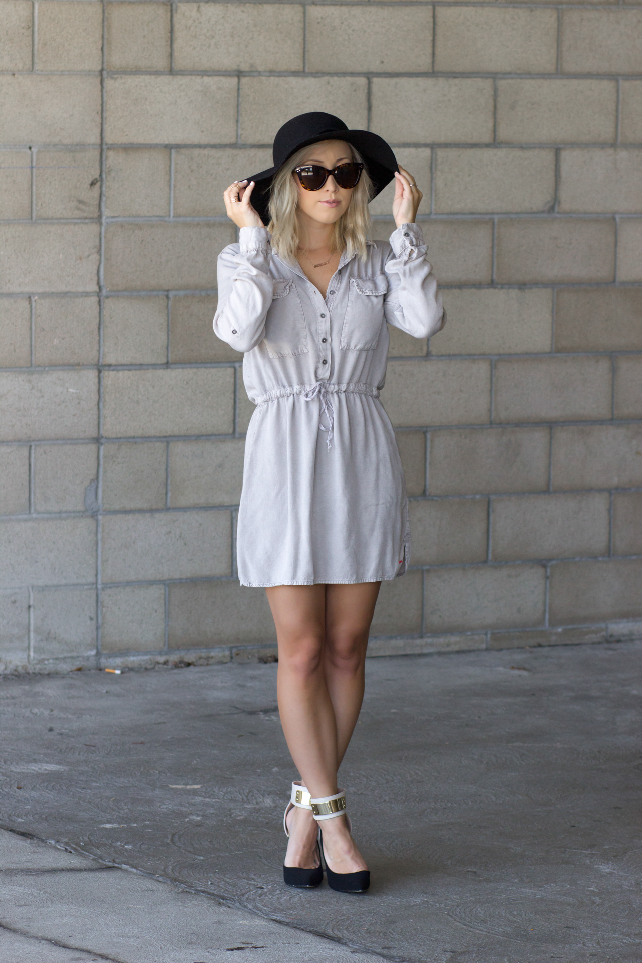 Dress & Sunglasses from @CastroFashion | Styledbyblondie.com