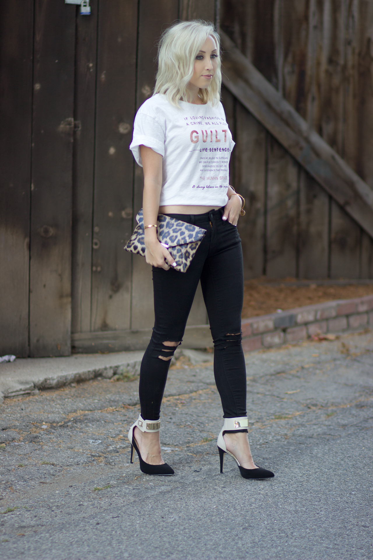 Ankle Strap Heels & Jeans | StyledByBlondie.com