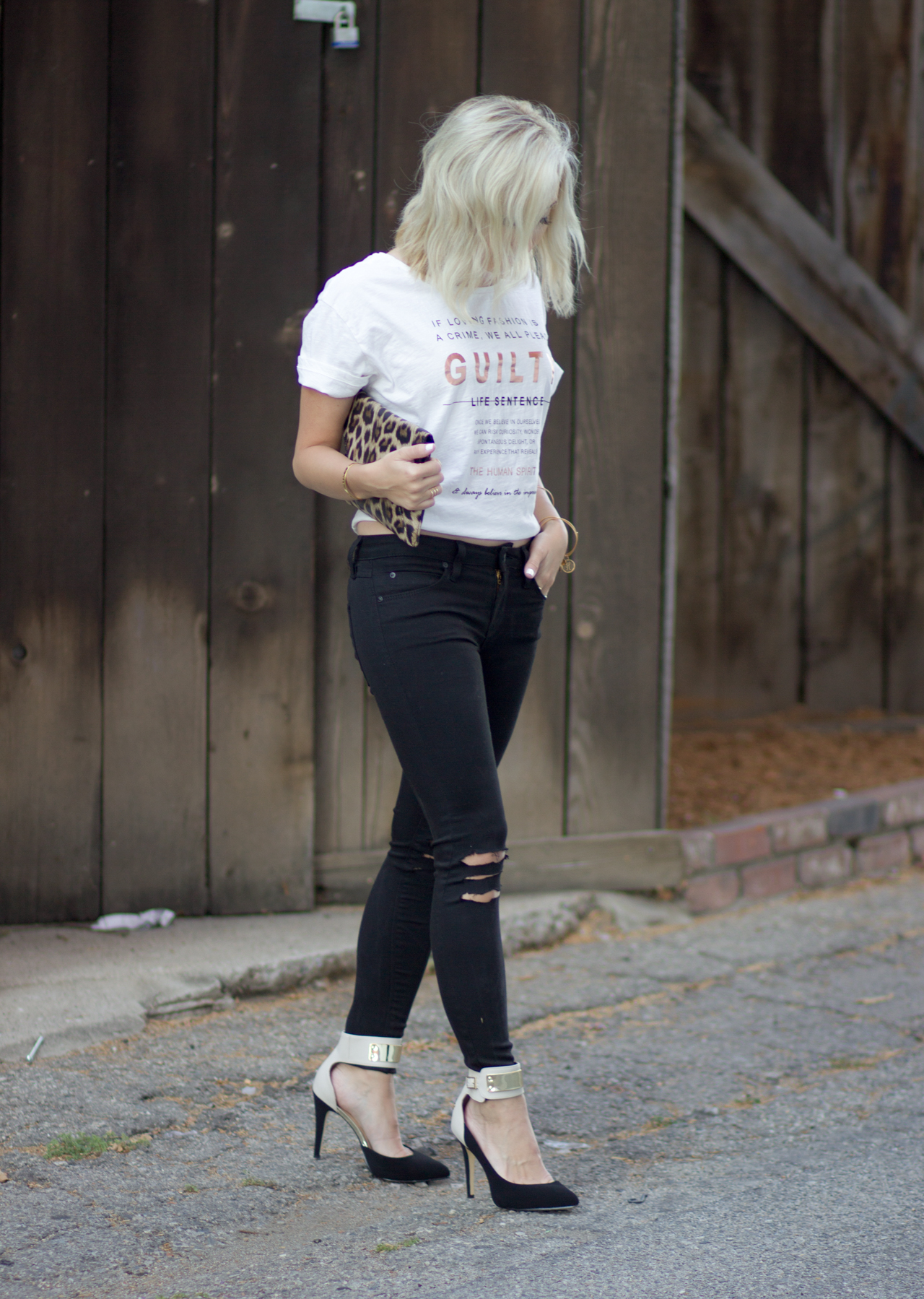 Ankle Strap Heels & Jeans | StyledByBlondie.com