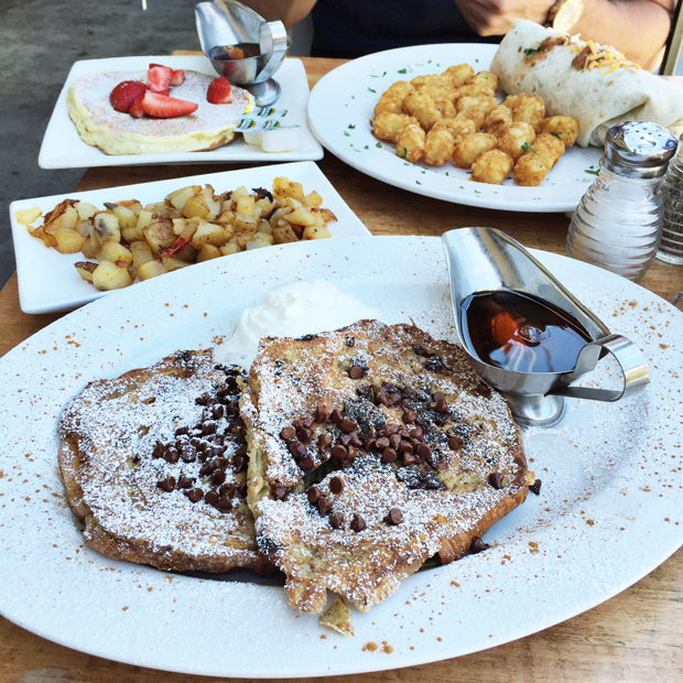 Jack n' Jill's Too in Beverly Hills | Chocolate Chip Croissant French Toast | StyledbyBlondie.com