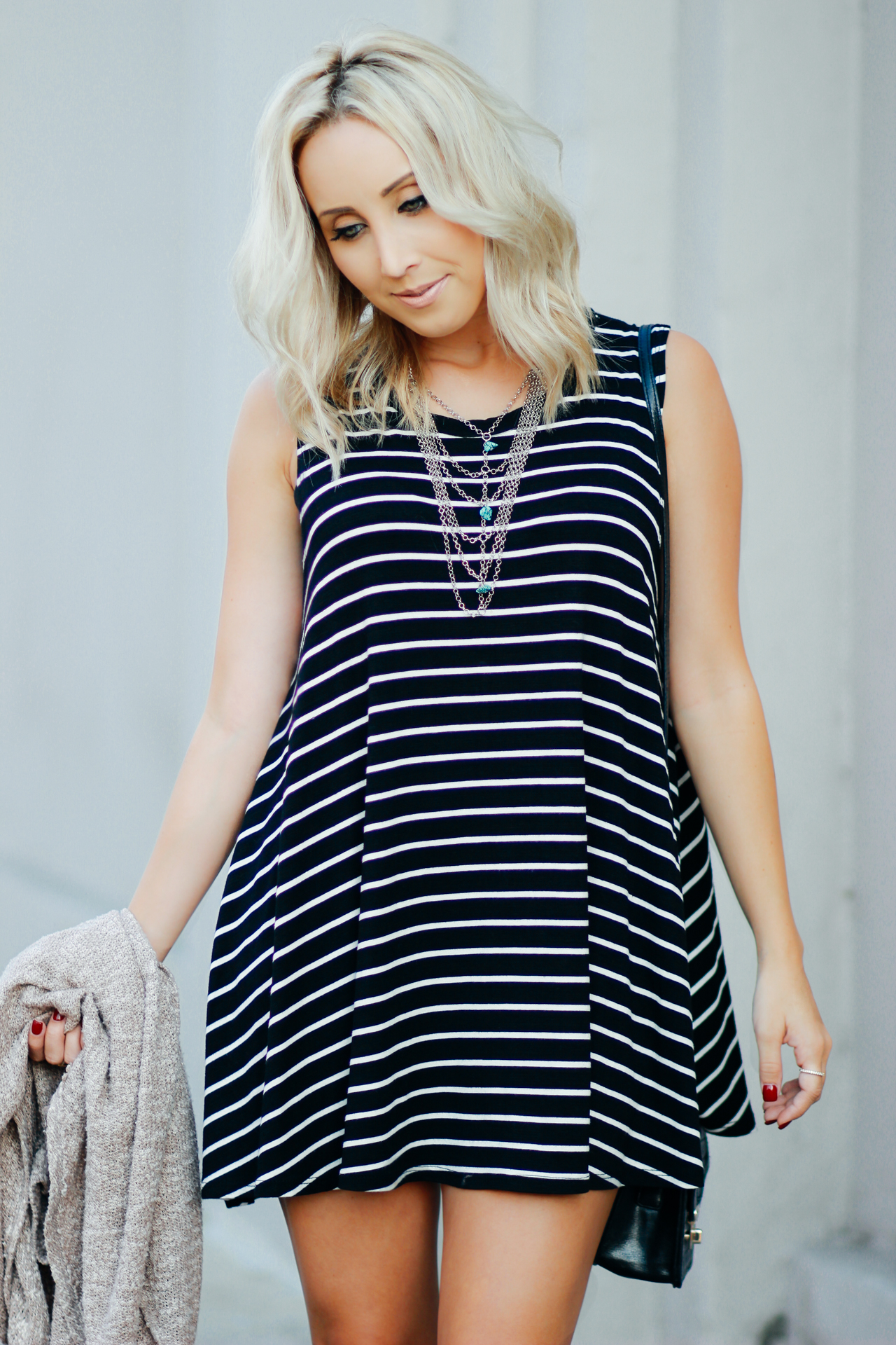Striped Baby Doll Dress | StyledbyBlondie.com