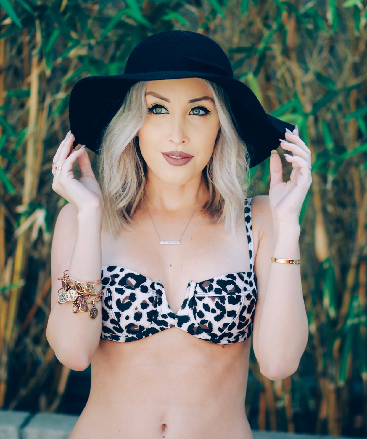 Blondie in the City | Juicy Couture - Leopard Two-Piece Swim Suit from @swimspot 