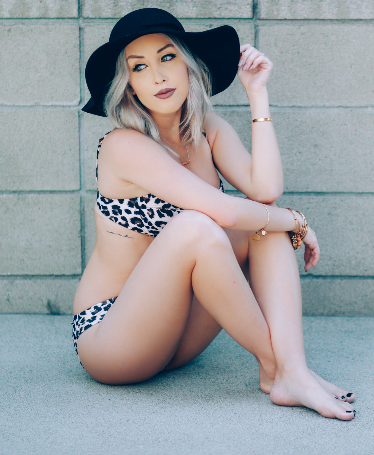 Blondie in the City | Juicy Couture - Leopard Two-Piece Swim Suit from @swimspot 