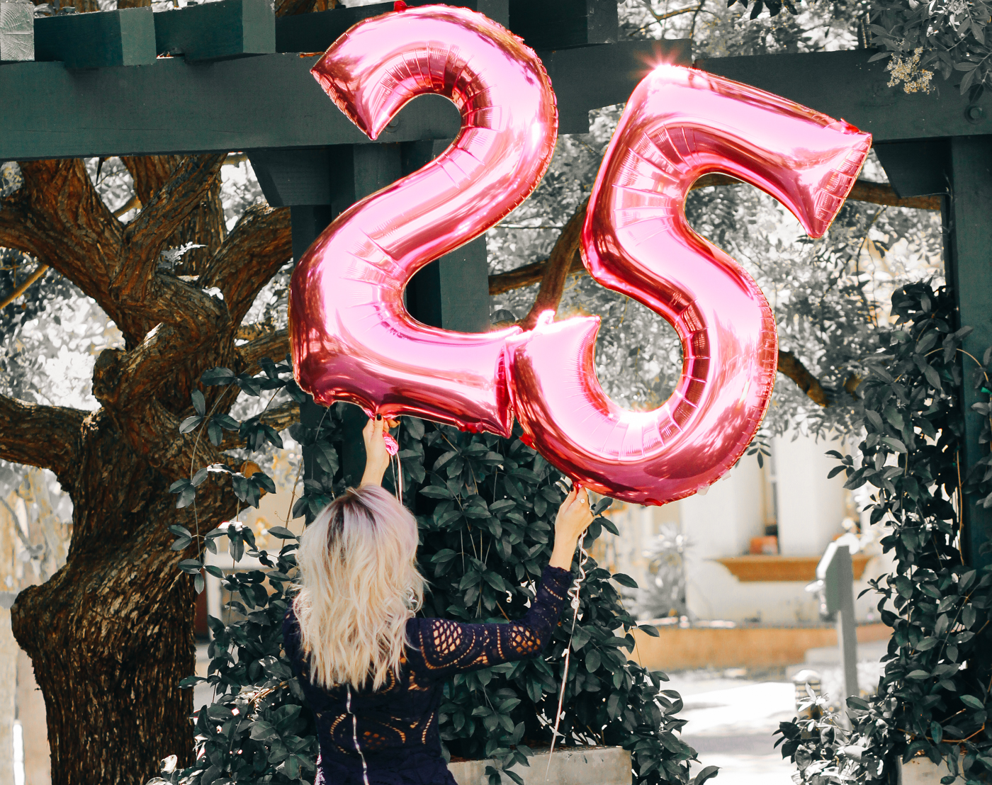 Blondie in the City | 25th Birthday | Birthday Balloon Post | Christian Louboutin's