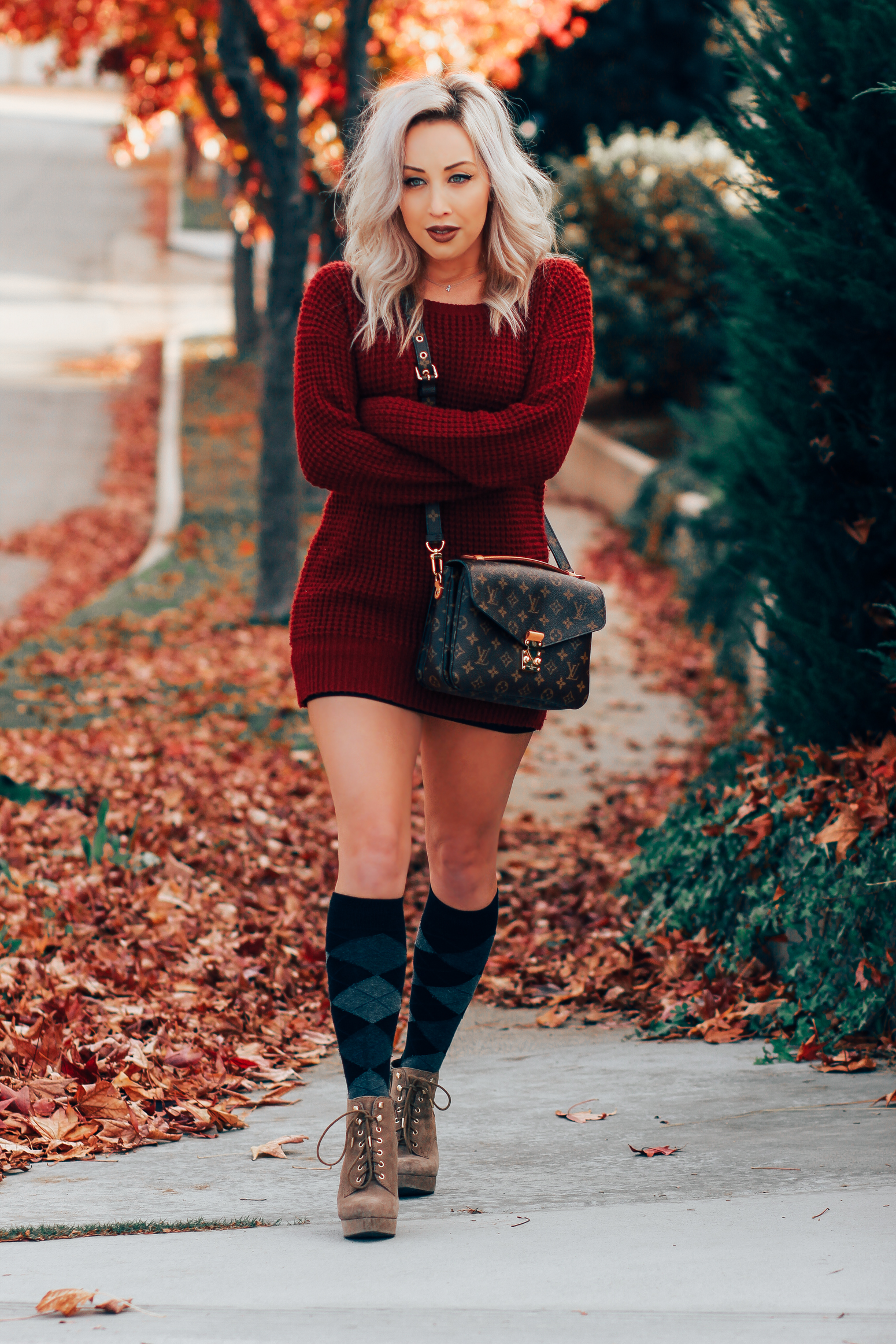 Blondie in the City | Fall & Winter Fashion | Louis Vuitton Pochette Metis