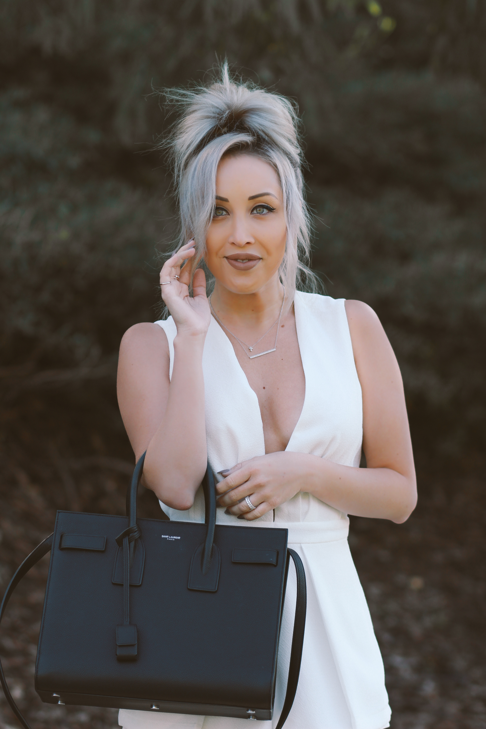 Blondie in the City | White Bride To Be Romper