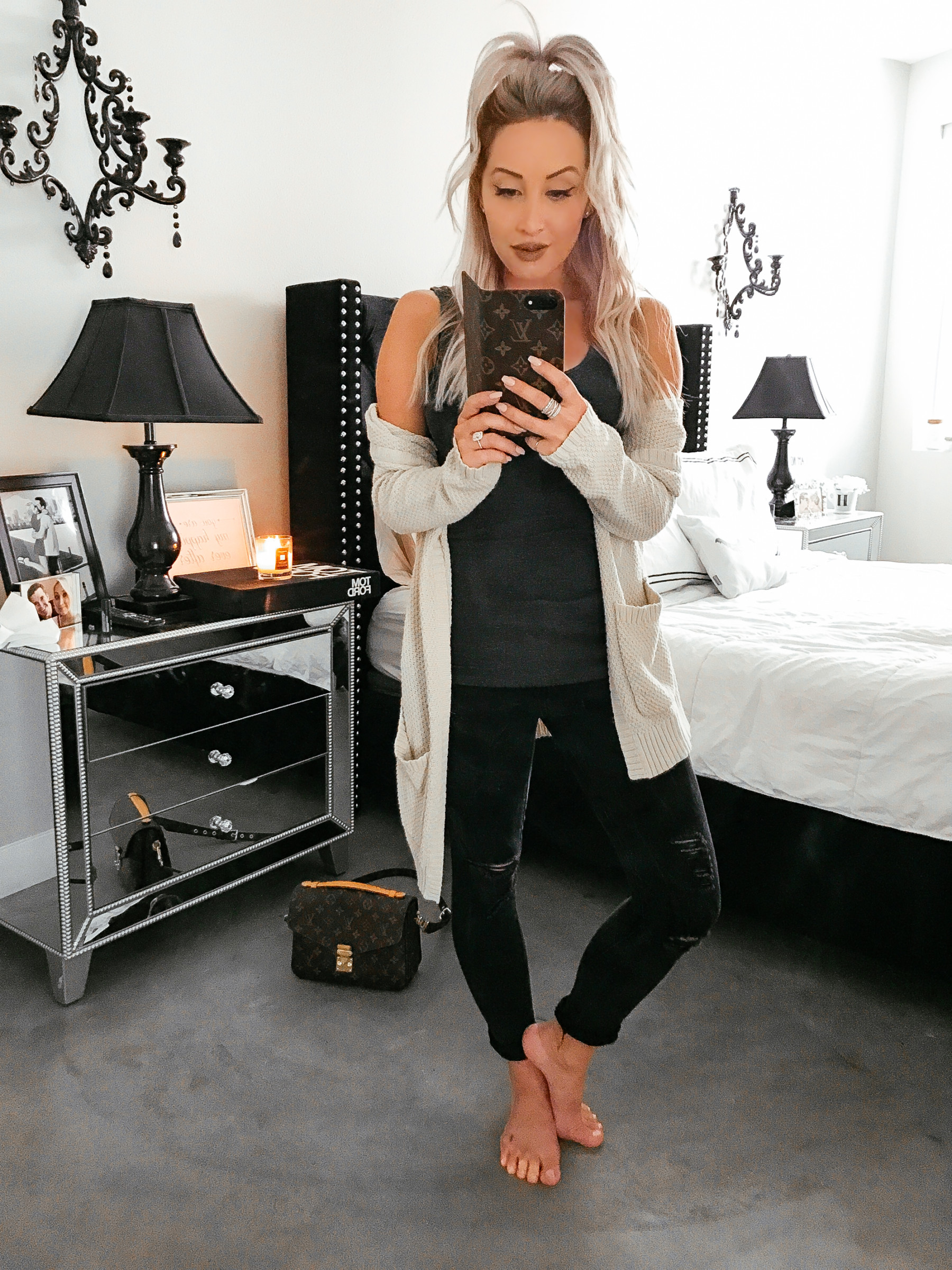 Blondie in the City | Hayley Larue Instagram @HayleyLarue | Bedroom Decor | Louis Vuitton 