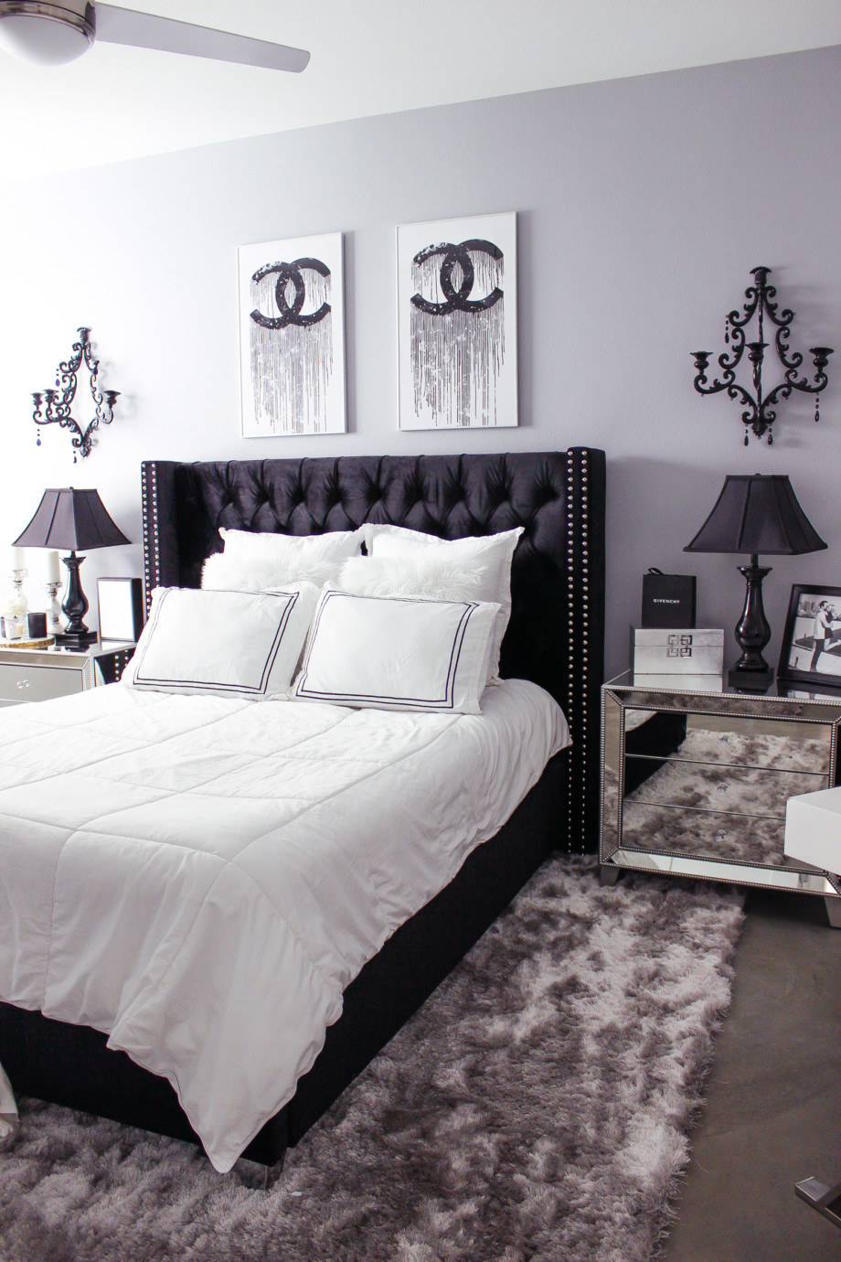 Black & White Bedroom Decor Reveal