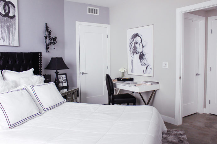 Black & White Bedroom Decor Reveal