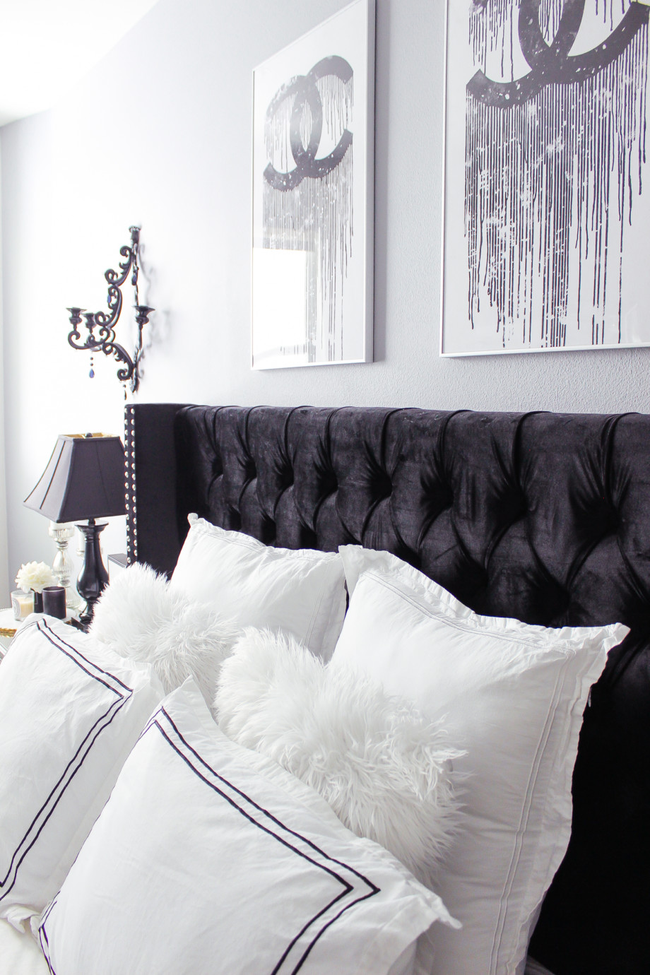 Black & White Bedroom Decor Reveal