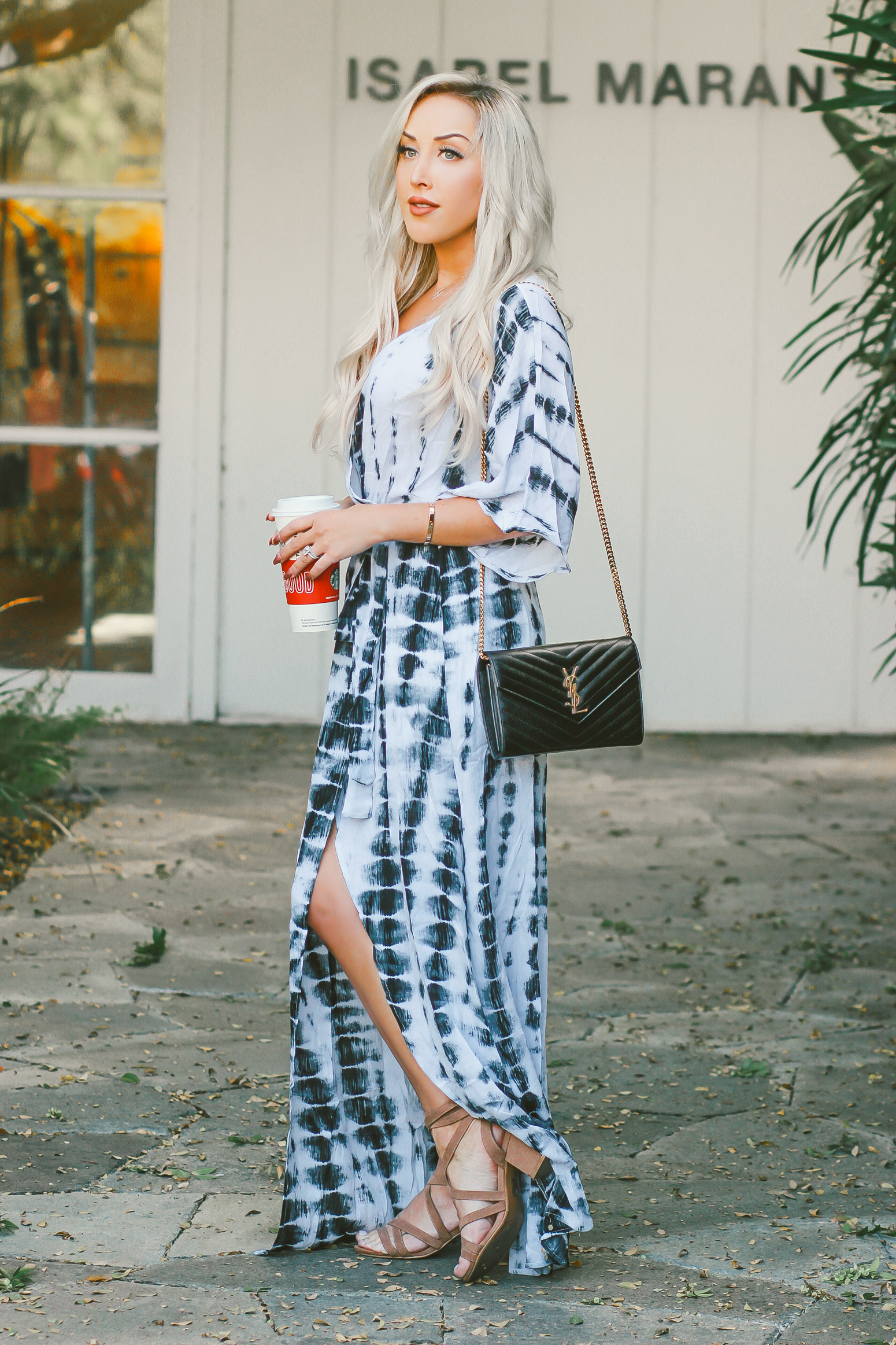 Blondie in the City | Tie Dye Dress from @fashionnova