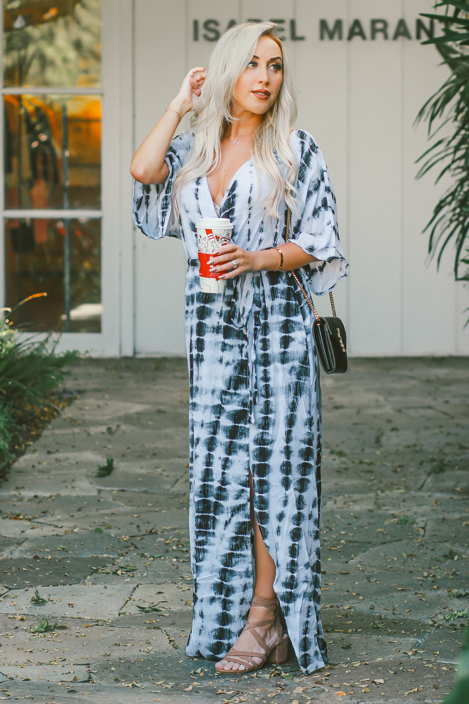 Blondie in the City | Tie Dye Dress from @fashionnova