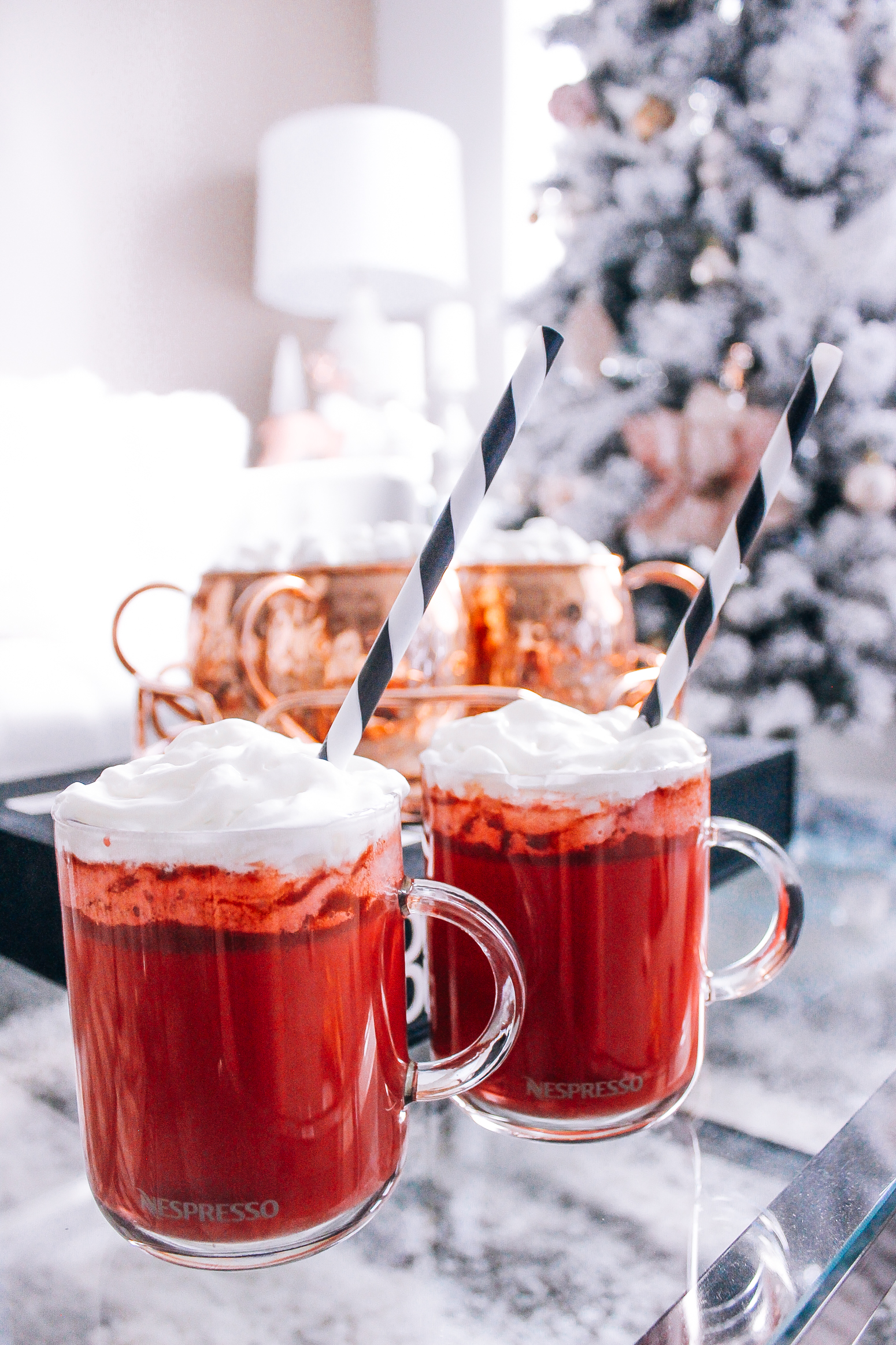 Red Velvet Hot Chocolate | Hot Chocolate Maker | Holiday Drinks | Blondie in the City