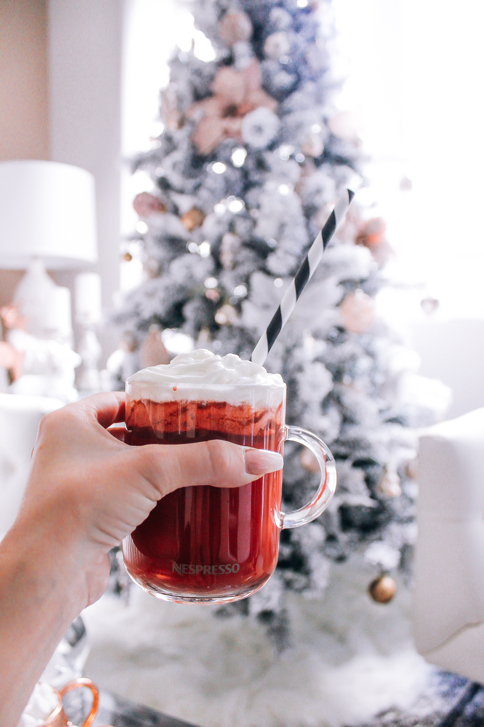Red Velvet Hot Chocolate | Hot Chocolate Maker | Holiday Drinks | Blondie in the City