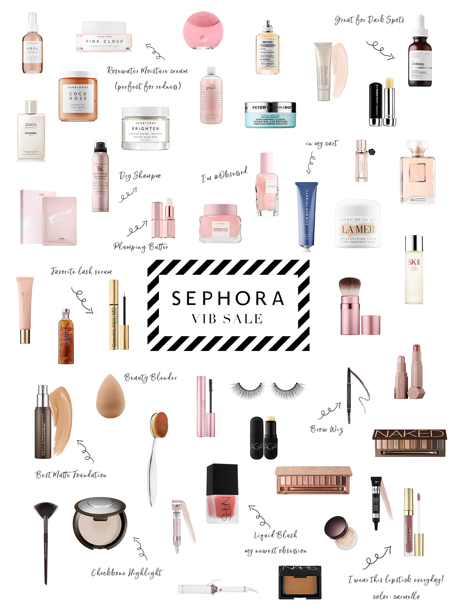Sephora VIB Sale | Makeup | Best Skincare Products | Best Foundation | Blondie in the City favorites