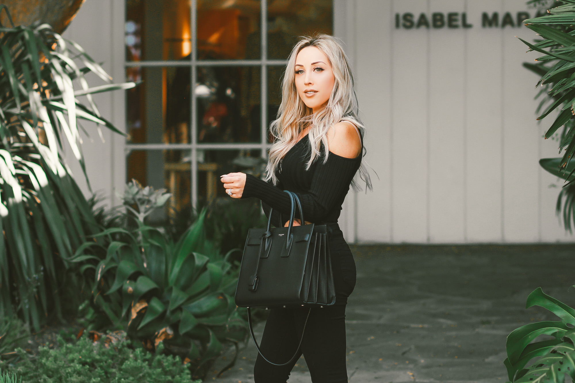 Butt Shaping Jeans | All Black Attire | Black Saint Laurent | Blondie in the City by Hayley Larue