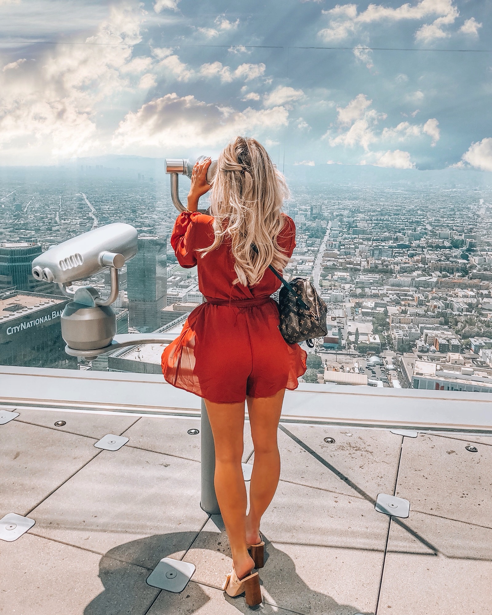 Hayley Larue Instagram | Skyspace LA | Los Angeles | Downtown LA | Blondie in the City