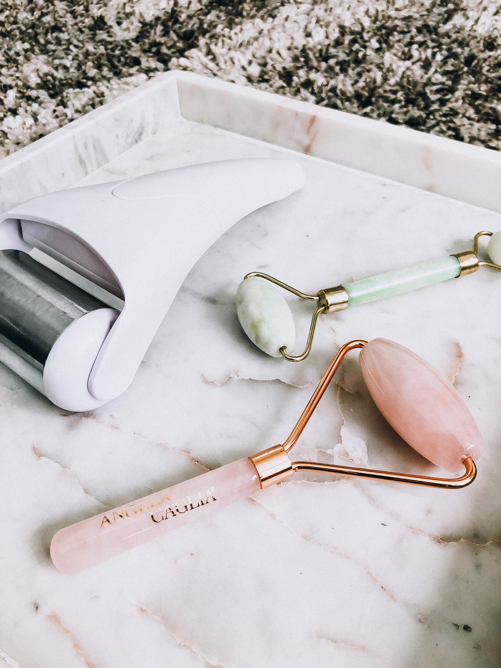Which Face Roller Should You Choose? | Ice Roller vs. Jade Roller vs. Rose Quartz Roller | Blondie in the City by Hayley Larue