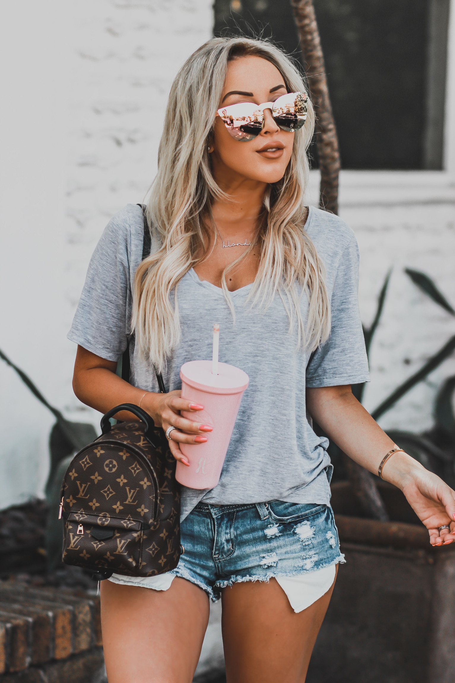 Rose Gold APL's | Rose Gold Sunglasses | Blondie in the City by Hayley Larue