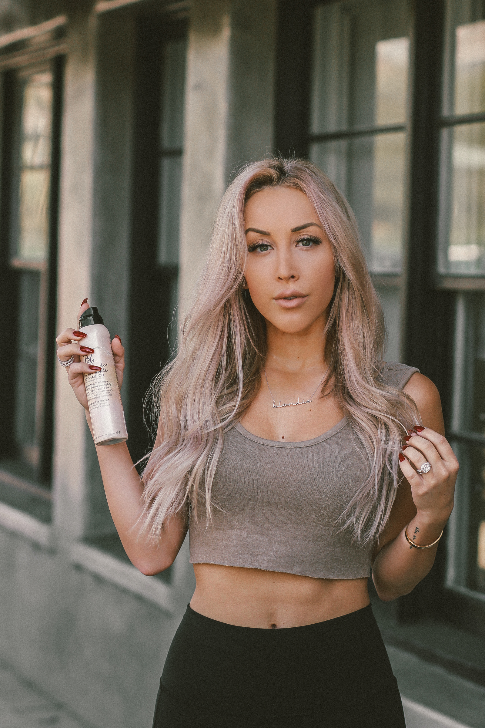 Best Dry Shampoo | Pret-a-Powder Bumble and Bumble | Hair inspo | Pastel Pink Hair | Blondie in the City by Hayley Larue