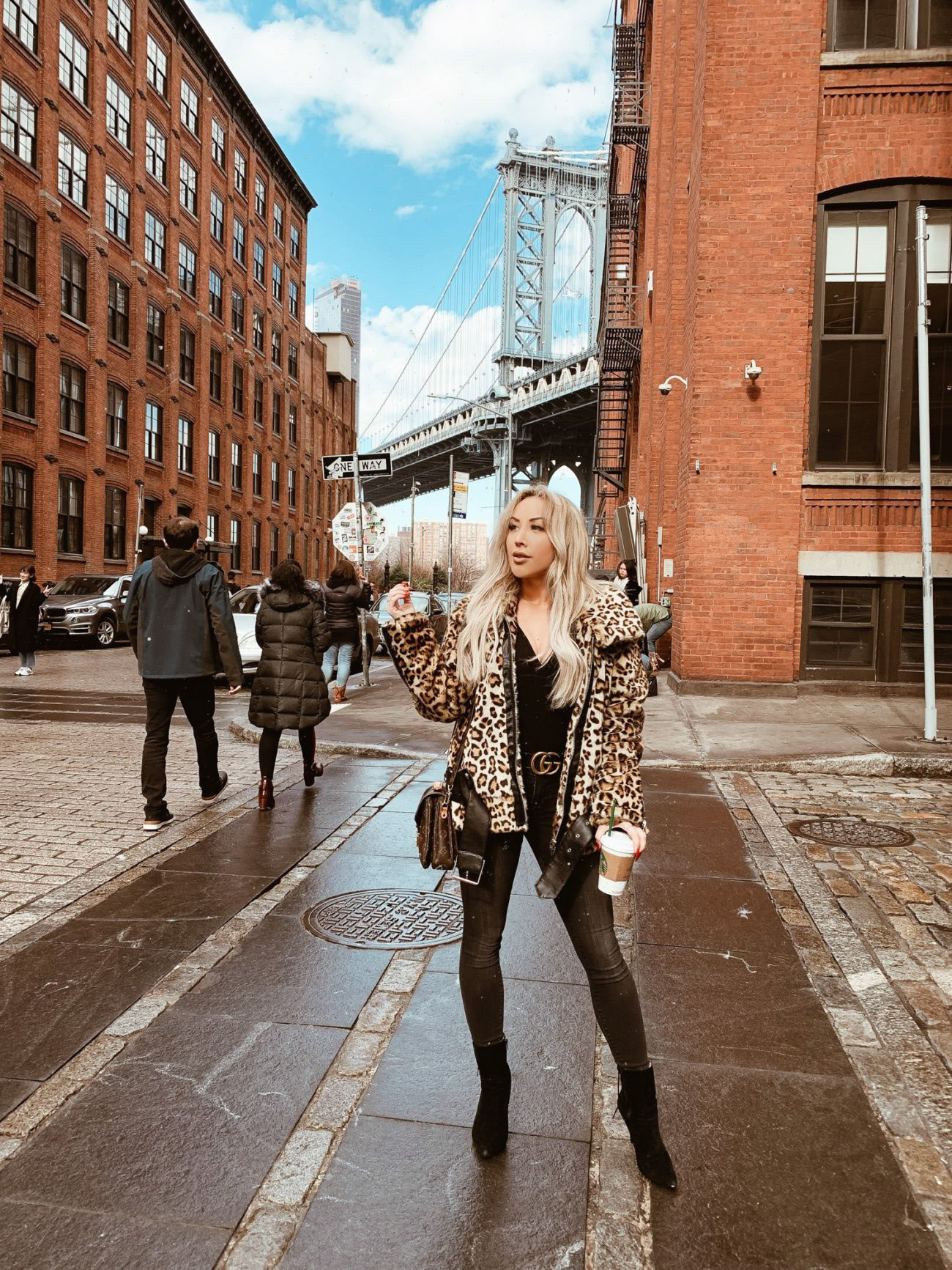 New York Fashion Week | Leopard Jacket | NYC Street Style | Blondie in the City by Hayley Larue