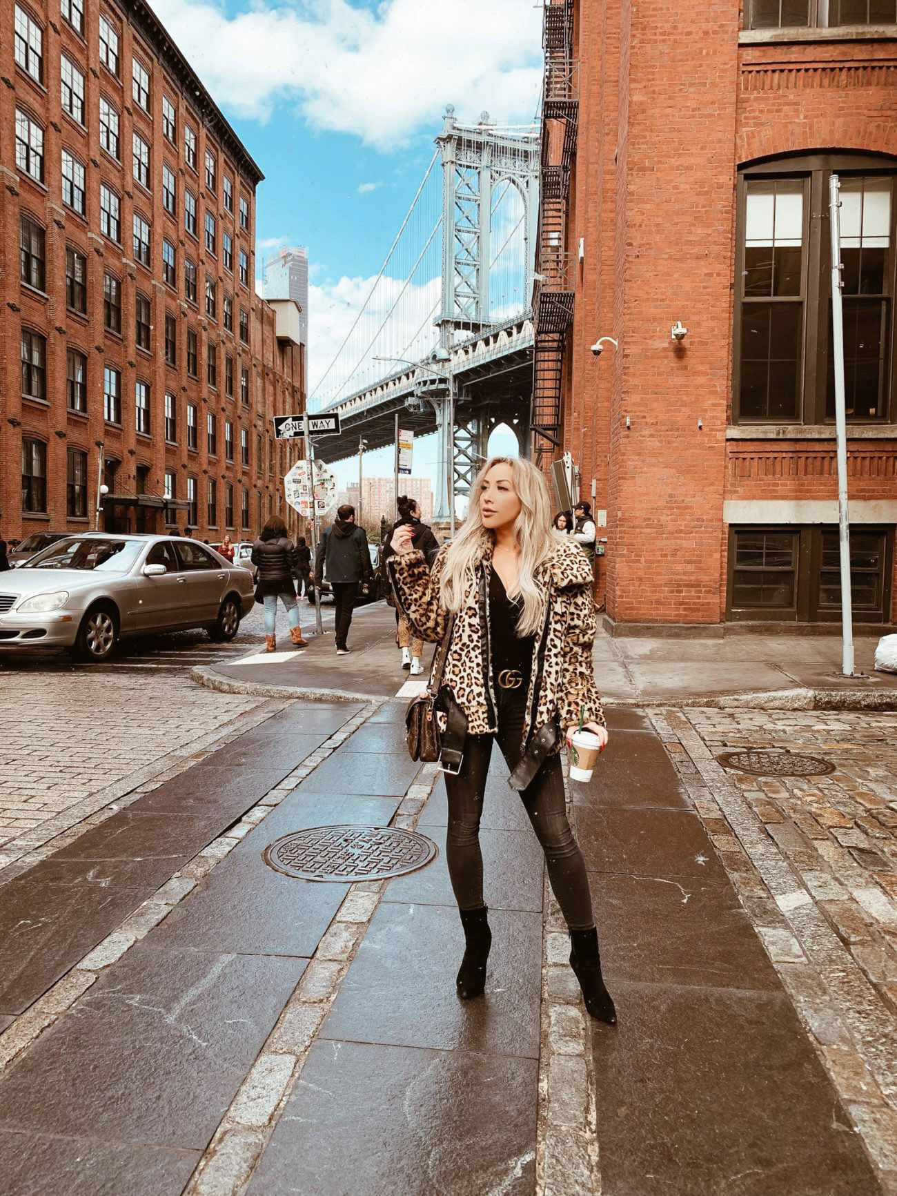 New York Fashion Week | Leopard Jacket | NYC Street Style | Blondie in the City by Hayley Larue