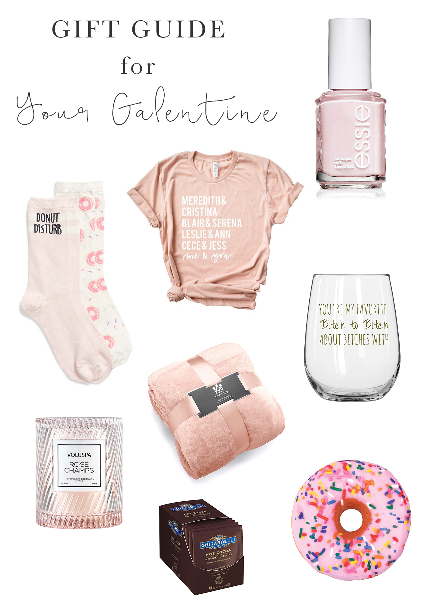 Galentine's Day Gift Guide | Gifts for your BFF | Valentine's Day | Blondie in the City by Hayley Larue