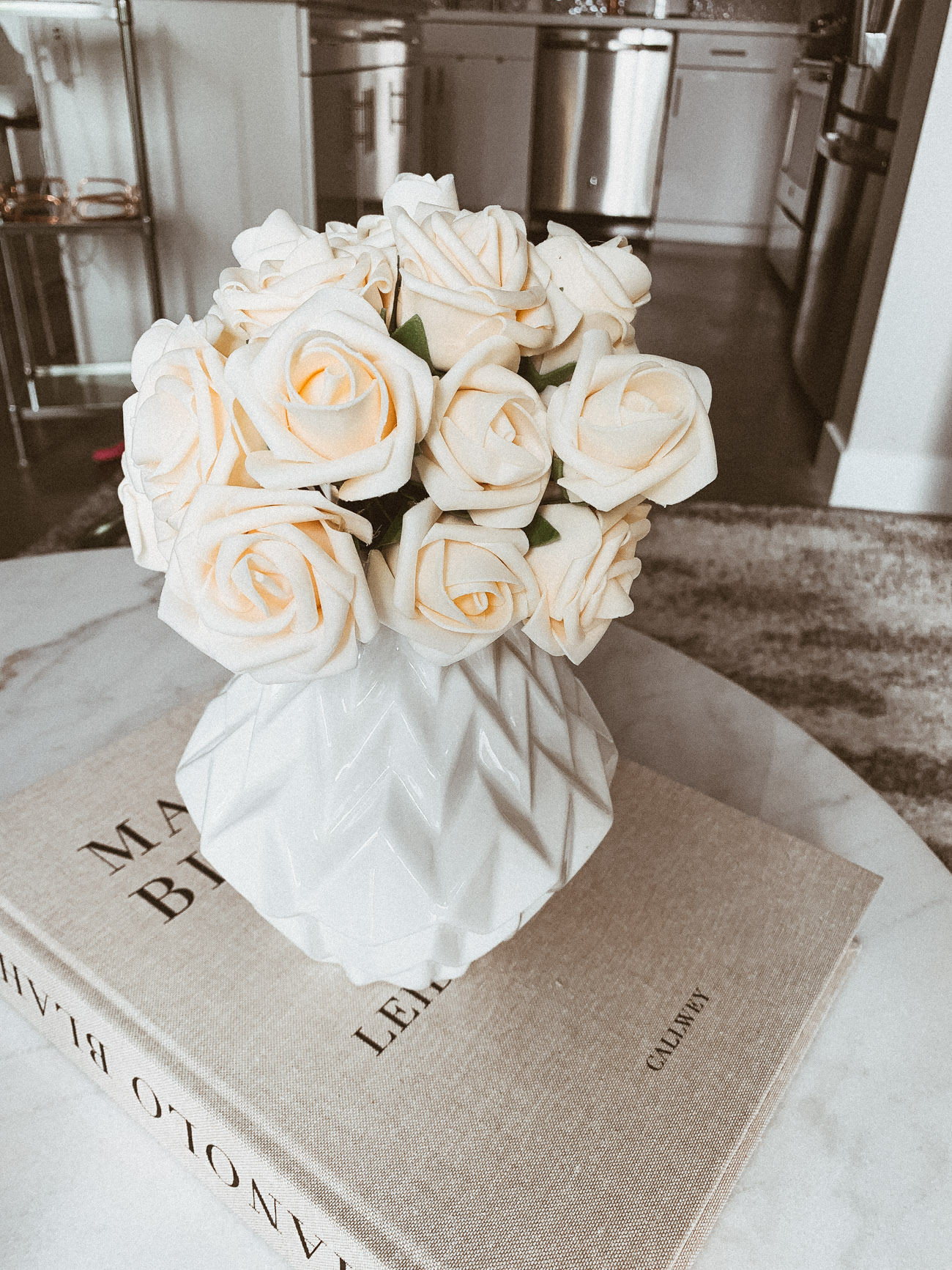 Faux Flowers for Decor | House Flowers | Blondie in the City by Hayley Larue