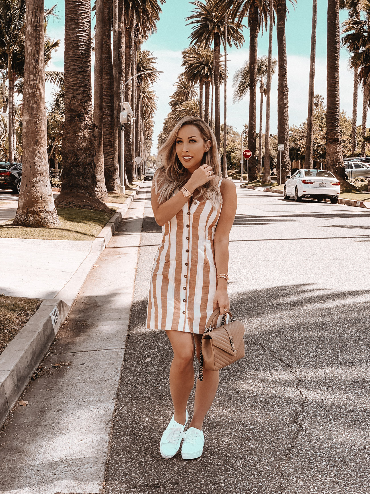 Palm Trees | Los Angeles | Fashion Blogger | Summer Style | Photo inso | Blondie in the City by Hayley Larue