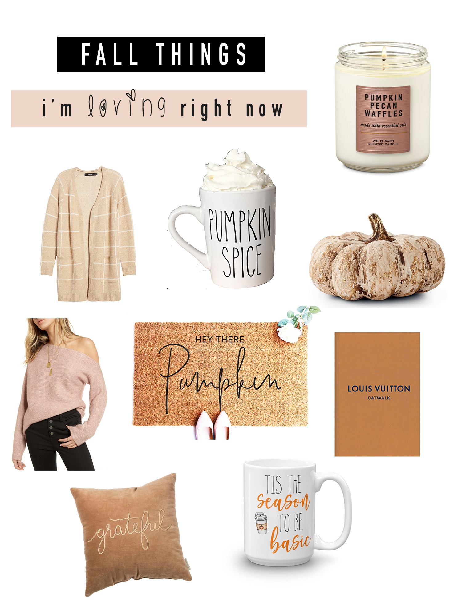 Fall Things I'm Loving Right Now | Pumpkin Spice | Blondie in the City by Hayley Larue