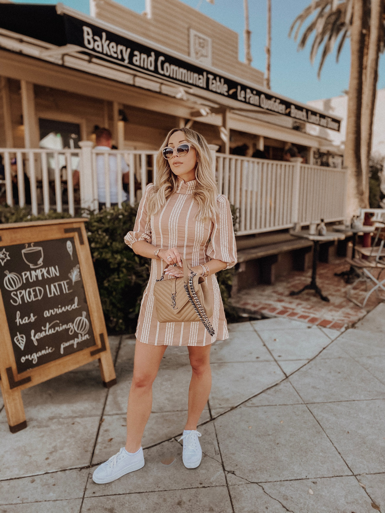 House of Harlow | Fall Vibes | October | West Hollywood | Revolve | YSL Medium College Bag | Blondie in the City by Hayley Larue