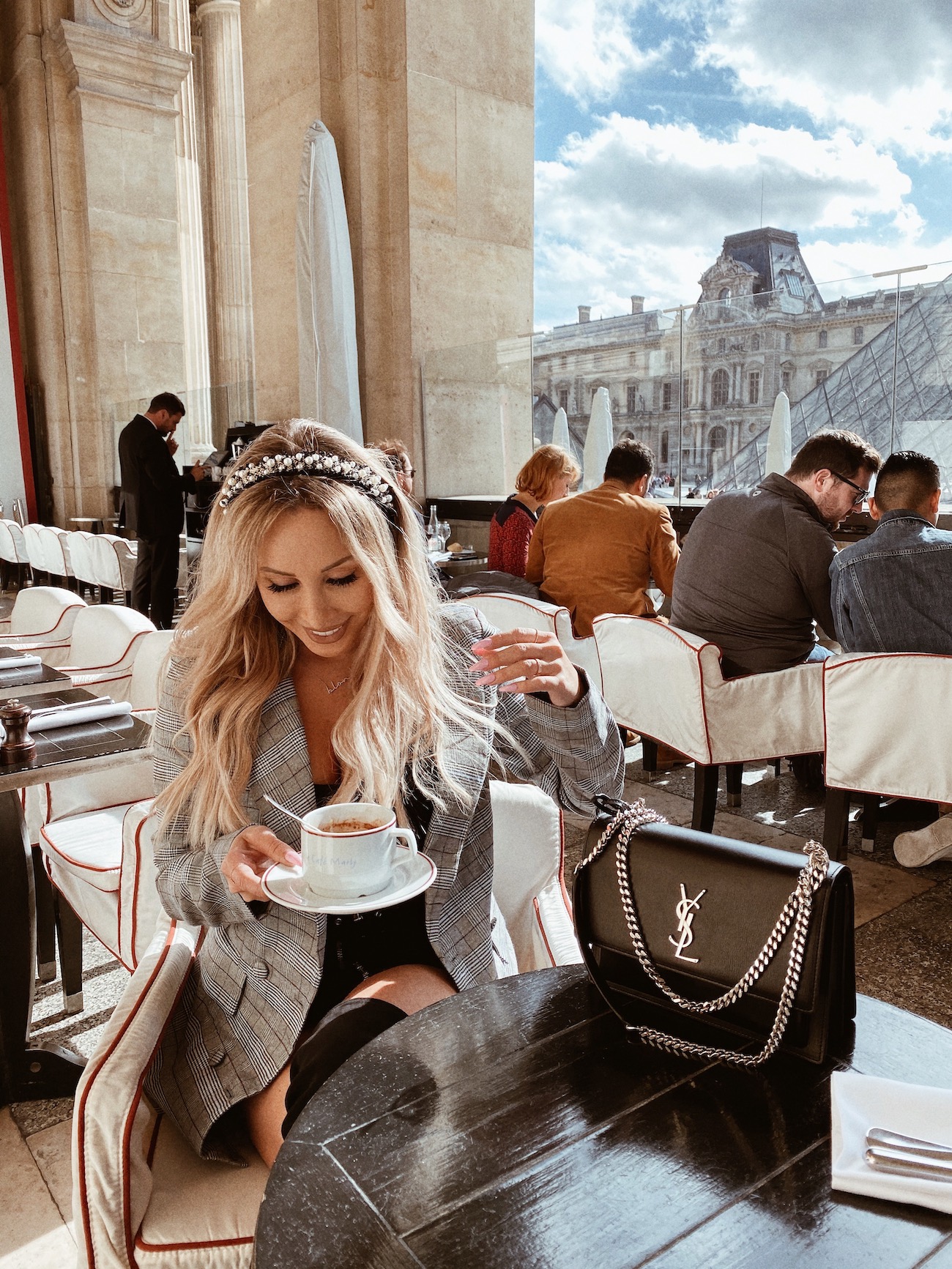 Cafes To Visit in Paris | Paris Cafes | Le Cafe Marly | Blondie in the City by Hayley Larue