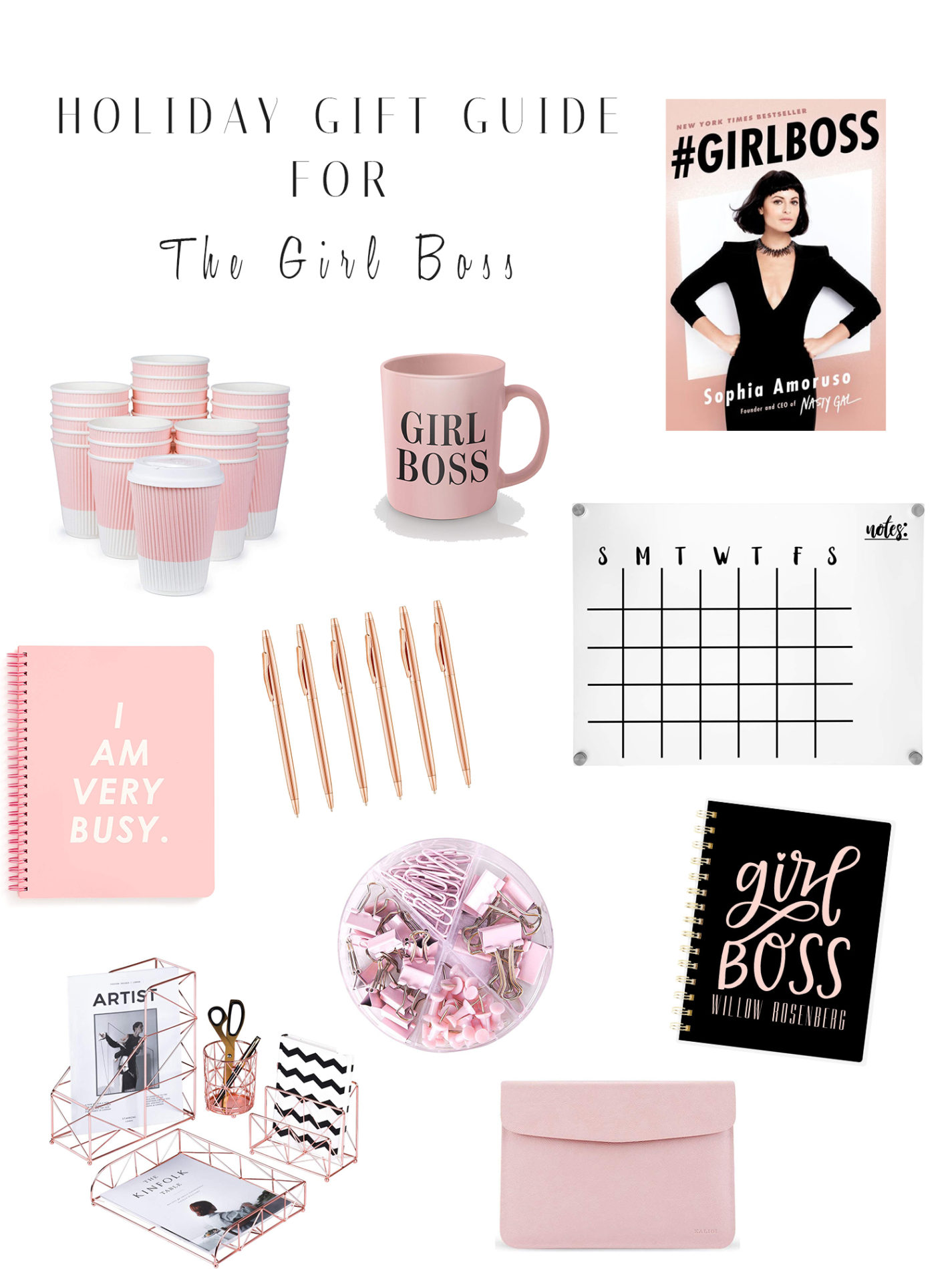 Gift Guide for the Girl Boss | Christmas gifts | Holiday gift guide | Blondie in the City by Hayley Larue