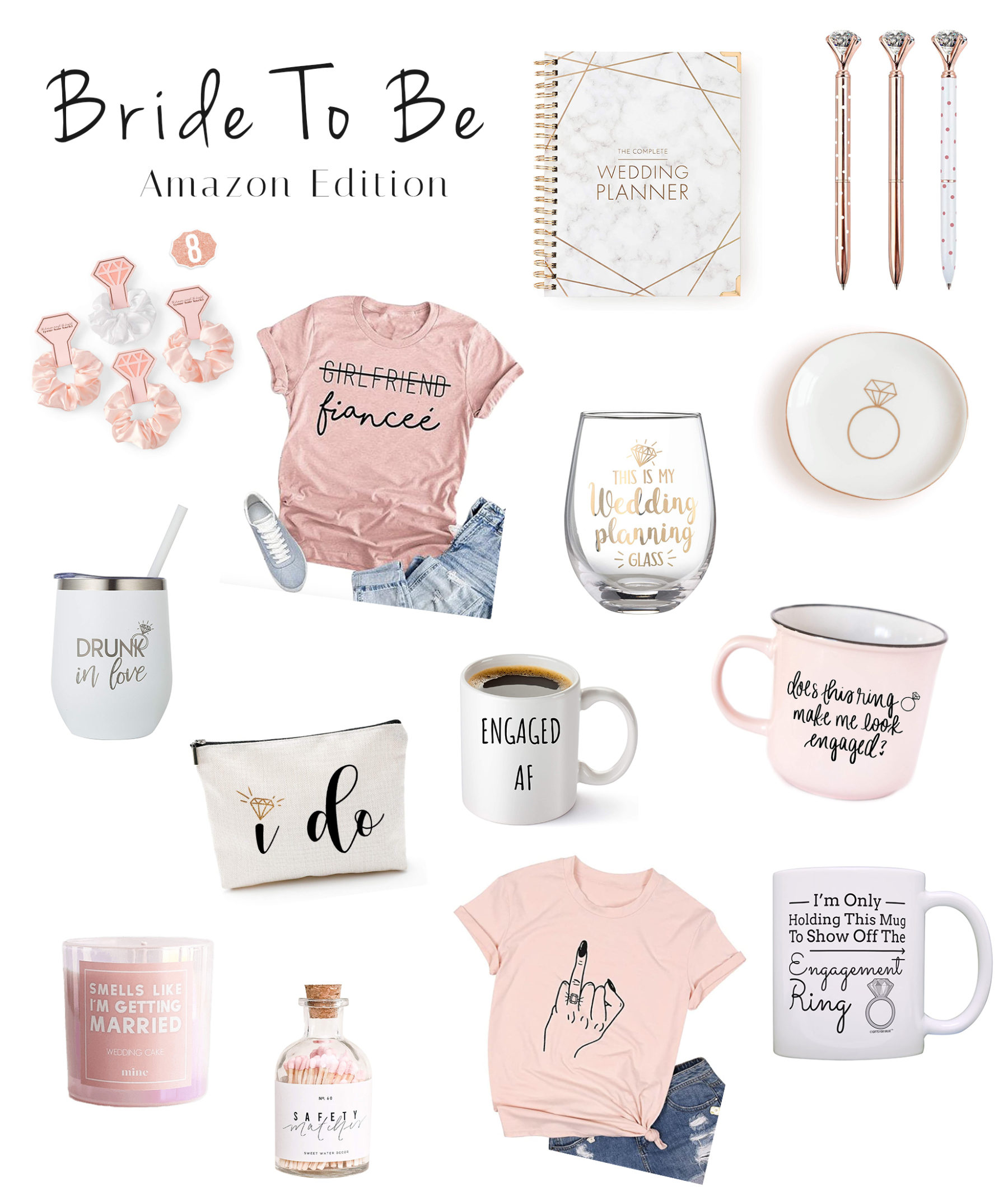 Bride to be | Amazon Finds | Amazon Bride | Engaged af | engagement ring | Blondie in the City by Hayley Larue