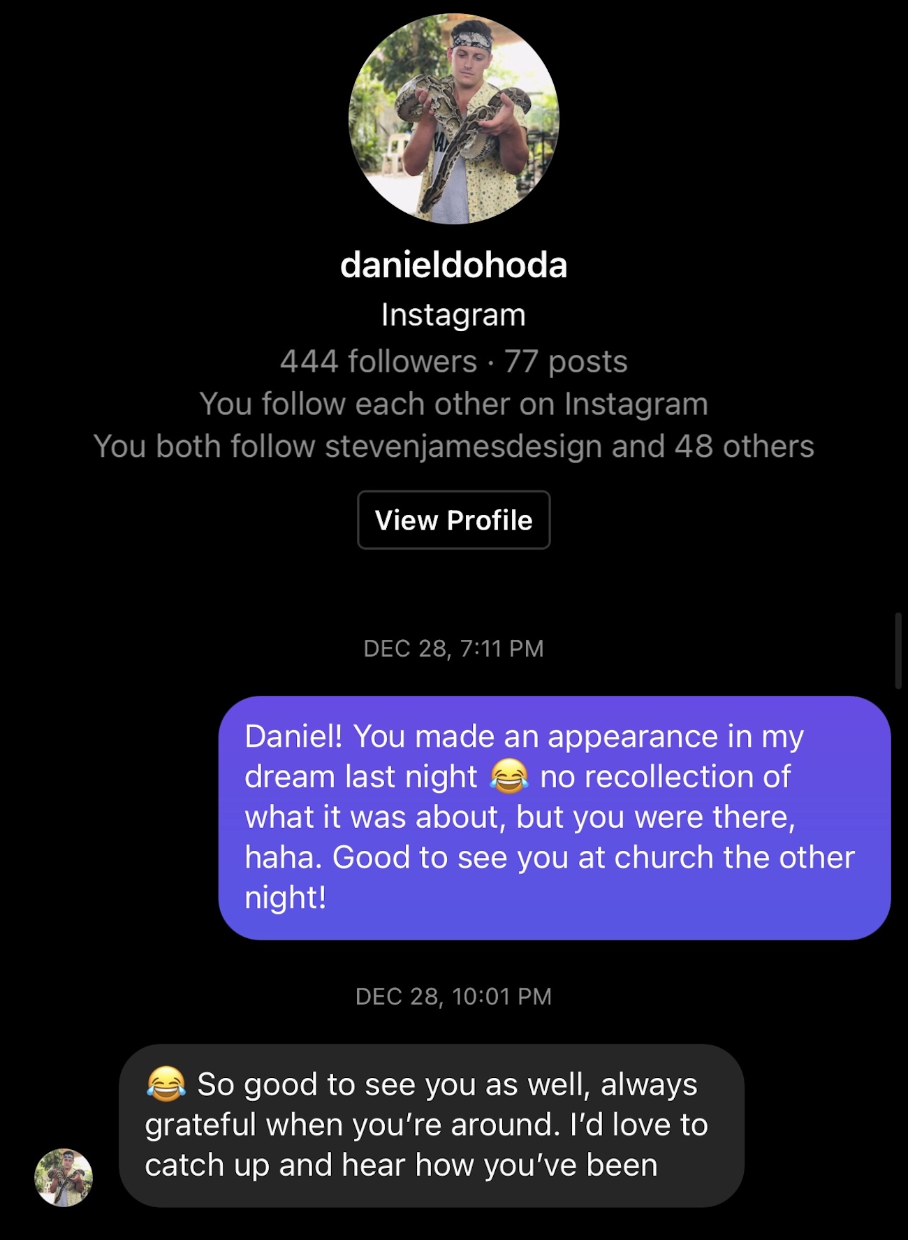 A Year Ago Today, I Slid Into Daniel's DM's | Blondie in the City by Hayley Larue
