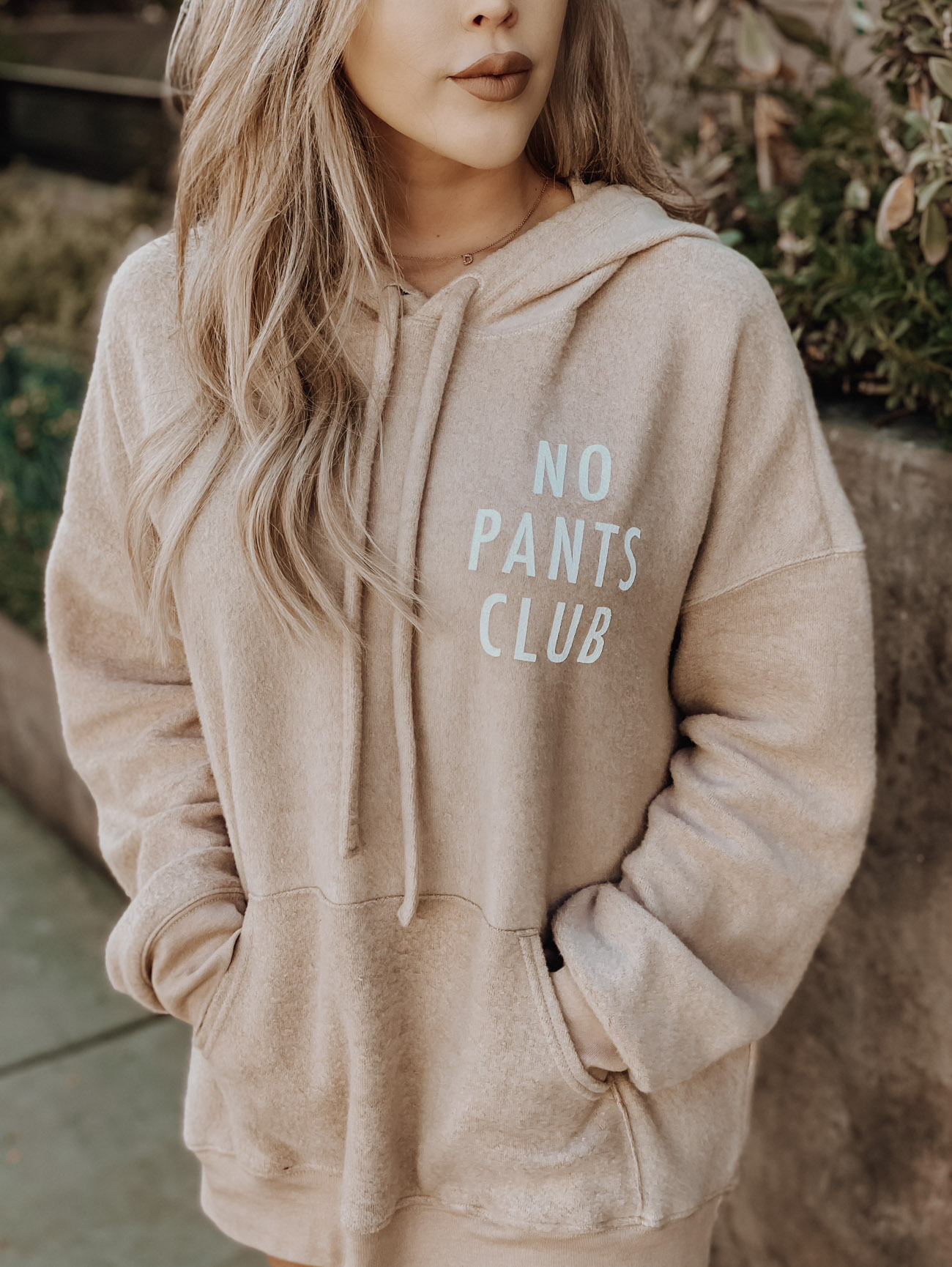 No Pants Club | Oversized Hoodie | The Blondie Shop