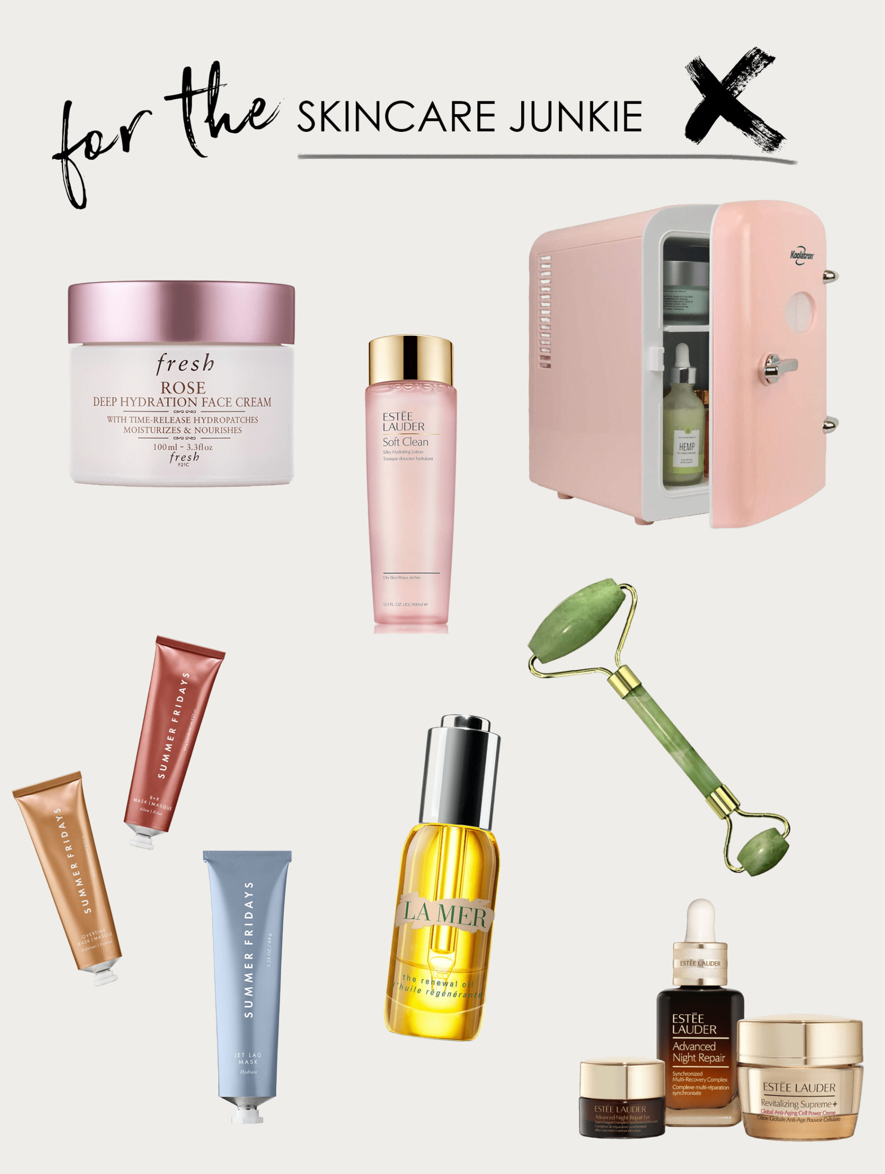 Christmas Gift Guide 2020 | For The Skincare Junkie | Blondie in the City by Hayley Larue | skincare fridge