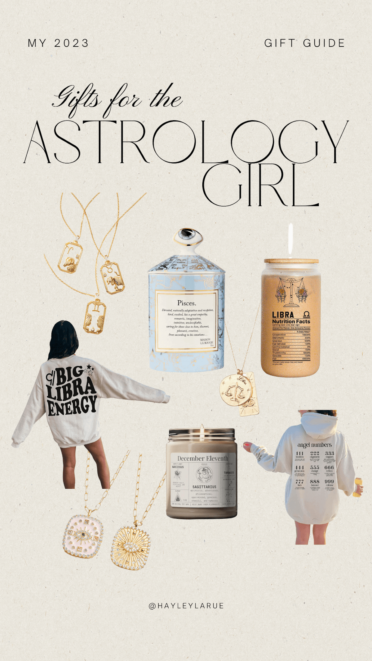 Gift Guide for the astrology girl | Christmas gifts | libra energy | zodiac signs