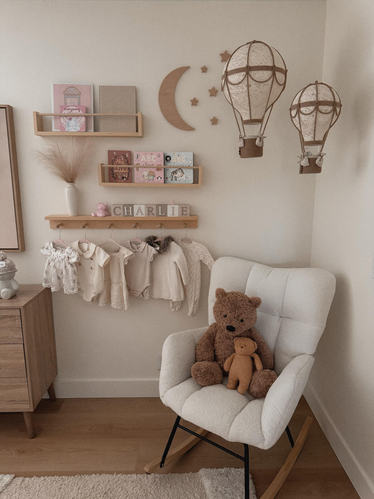 Neutral Nursery Bedroom Decor | Cloud Wallpaper | Toddler Room | Baby's Room