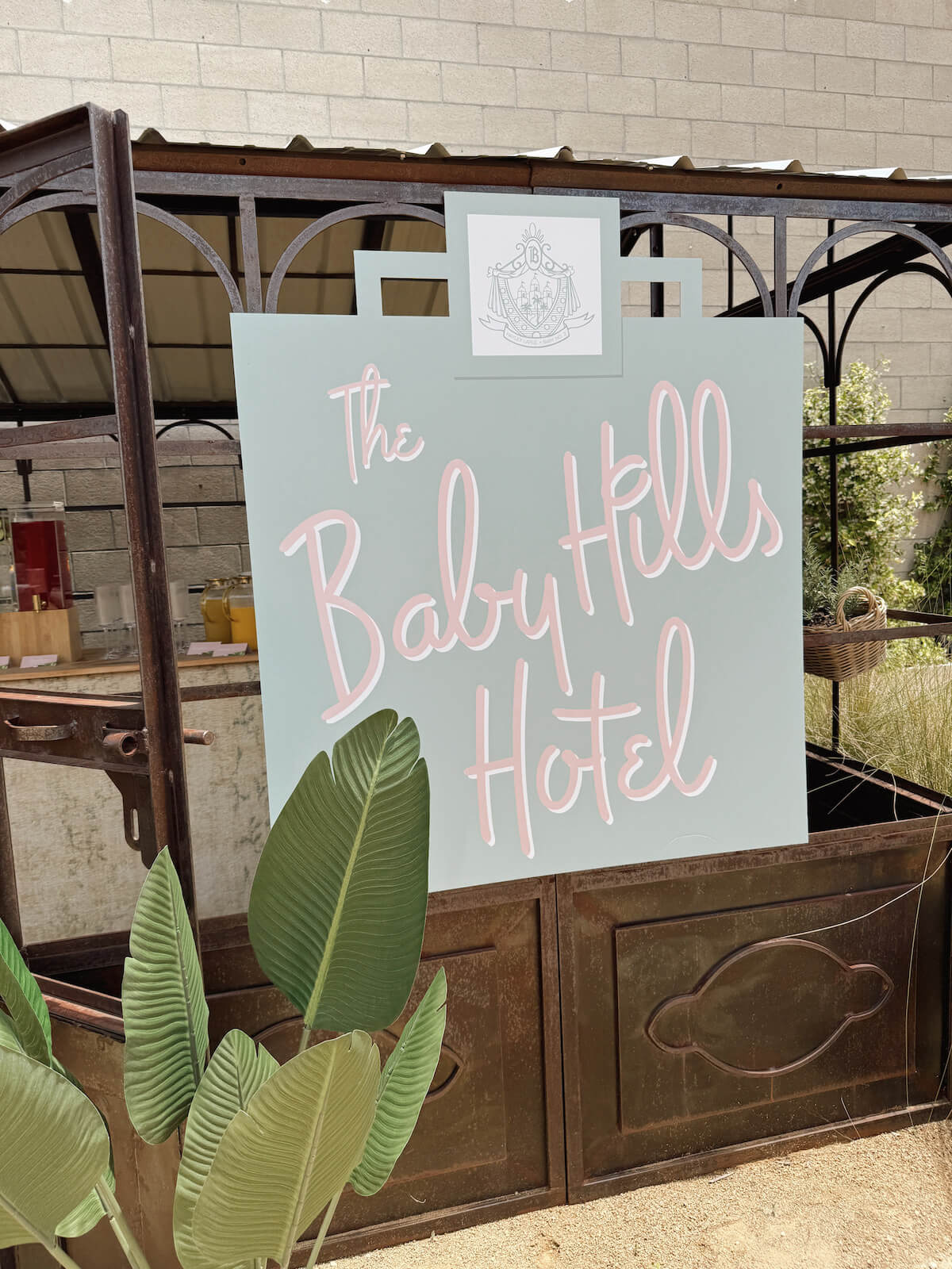 Baby Hills Hotel Baby SHower-10 Baby Shower Theme | The Baby Hills Hotel | Beverly Hills Hotel Inspired | Unique Baby Shower theme | Steven James Design