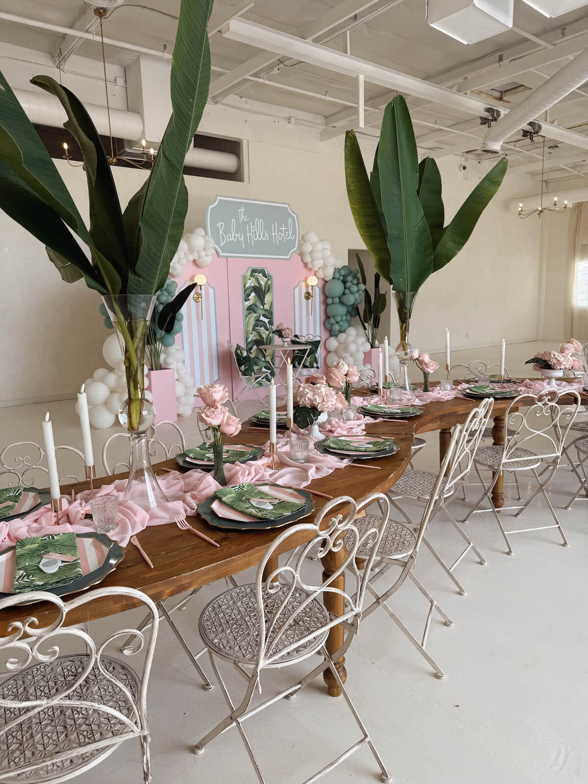 Baby Hills Hotel Baby SHower-14 Baby Shower Theme | The Baby Hills Hotel | Beverly Hills Hotel Inspired | Unique Baby Shower theme | Steven James Design