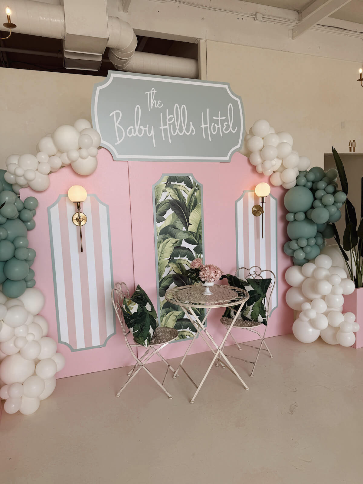 Baby Hills Hotel Baby SHower-18 Baby Shower Theme | The Baby Hills Hotel | Beverly Hills Hotel Inspired | Unique Baby Shower theme | Steven James Design