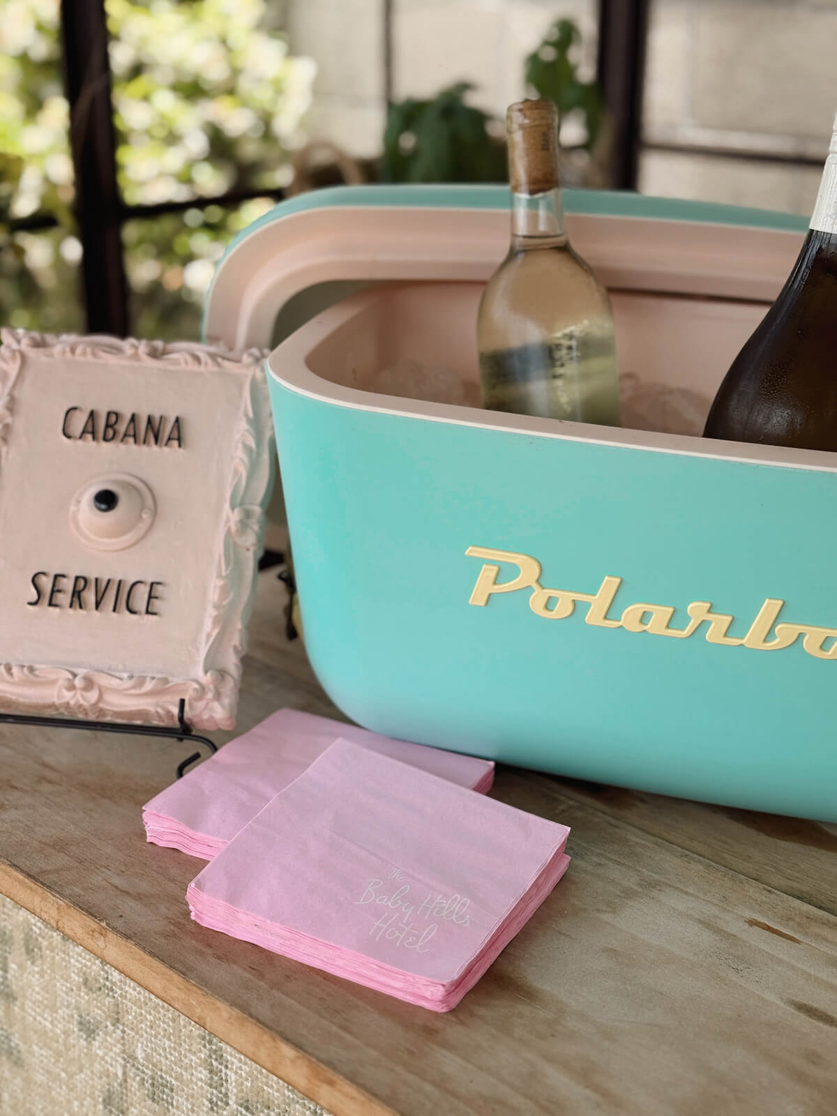 Baby Shower Theme | The Baby Hills Hotel | Beverly Hills Hotel Inspired | Unique Baby Shower theme | Steven James Design
