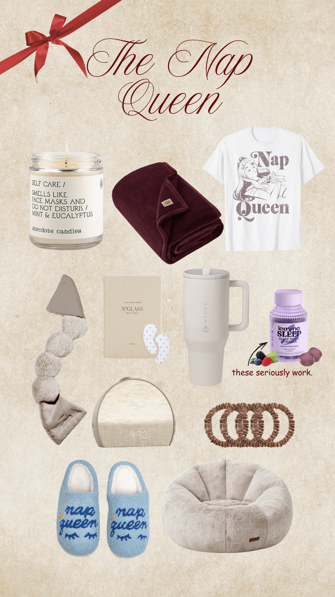 Gifts for the Nap Queen | Holiday Gift Guide | Influencer Gift Guide 