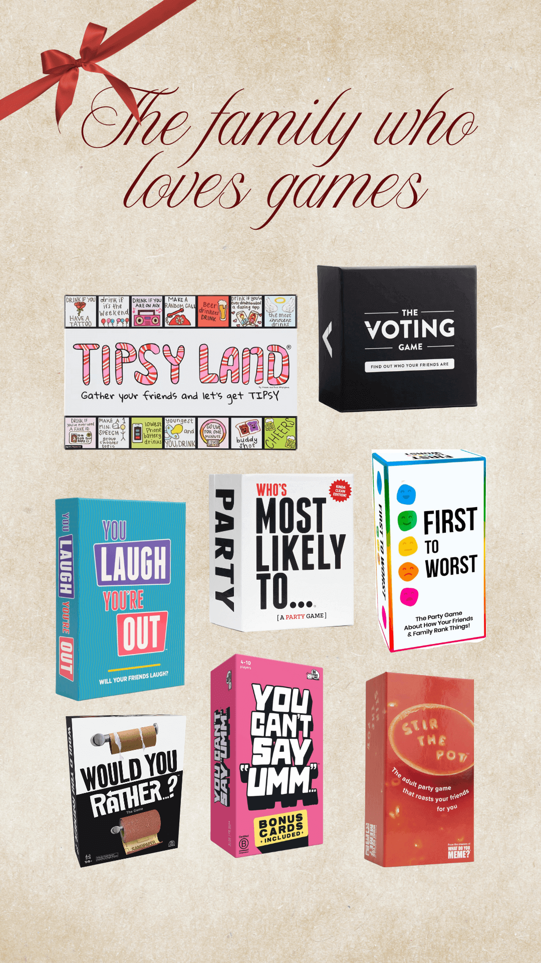 The Family Who Loves To Play Games | Holiday Gift Guide | Influencer Gift Guide 